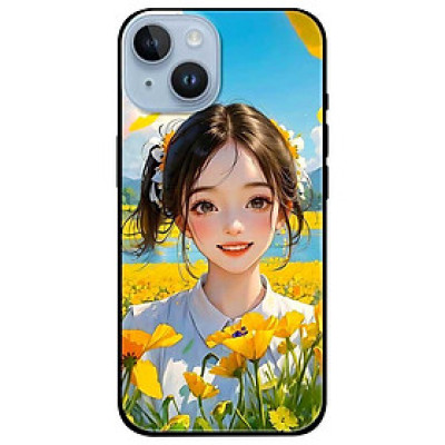Ốp lưng dành cho Iphone 14 - 14 Plus - 14 Pro - 14 Pro Max - Cánh Đồng Hoa Vàng - Hàng Chính Hãng
