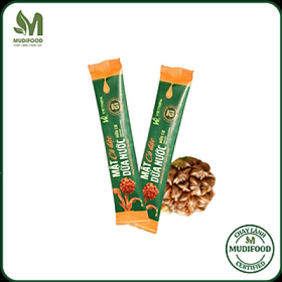 Mật Dừa Nước Vietnipa Gói 15g -  Dinh Dưỡng Cho Người Tiểu Đường, Ăn Kiêng, Hàm Lượng Vitamin Và Muối Khoáng Cao