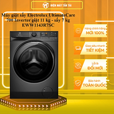 Máy giặt sấy Electrolux UltimateCare 700 Inverter giặt 11 kg - sấy 7 kg EWW1143R7SC - HÀNG CHÍNH HÃNG - CHỈ GIAO HCM