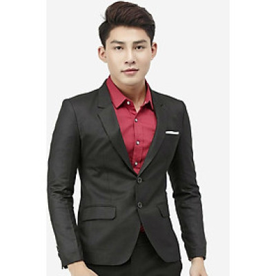 Áo Vest Nam 2 Nút Cài Titishop AVN112 - Đen