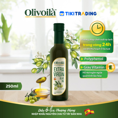 Dầu Ôliu Nguyên Chất Olivoilà (250ml / Chai)