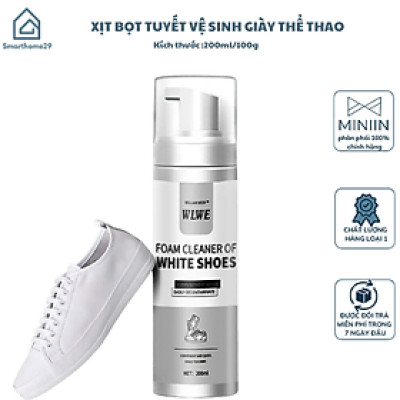 Xịt Bọt Tuyết Vệ Sinh Giày Thể Thao, Khử Mùi & Làm Trắng Giày NAM NỮ (XGRT1) - HÀNG CHÍNH HÃNG MINIIN