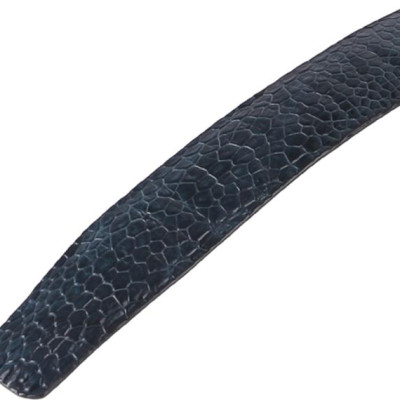 Thắt Lưng Nữ Da Đà Điểu Trơn Huy Hoàng HT5418 - Xanh Đậm