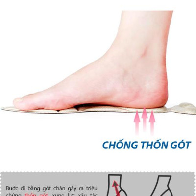 2 cặp lót giày cao gót mũi nhọn giảm size cho giày bị rộng, thoáng khí và êm chân- buybox - BBPK55