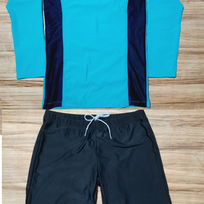 Bộ Đồ Bơi Nam Dài Tay Thun Lạnh