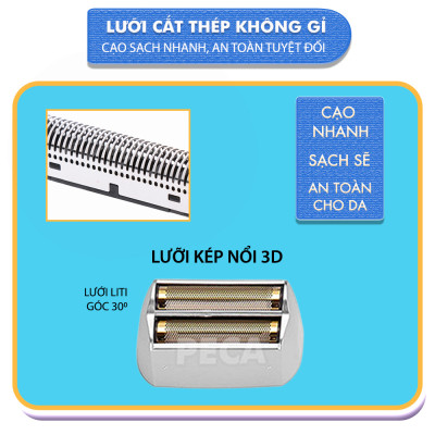 Lưỡi thay thế máy cạo râu Kemei KM-2026 - Chính hãng