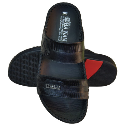 Dép Nam Quai Ngang HÀ NAM Da Bò Thật Cao Cấp DNA2081