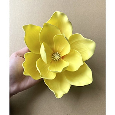 Đầu bông mộc lan giả - Size 16cm - Cây giả, hoa lụa Decor trang trí nhà cửa