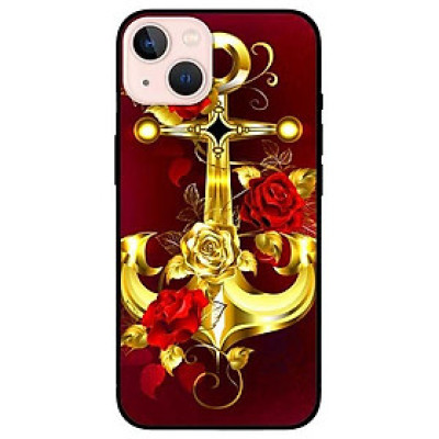 Ốp lưng dành cho Iphone 13 Mini - Iphone 13 - Iphone 13 Pro - Iphone 13 Pro Max - Neo Vàng Nền Đỏ