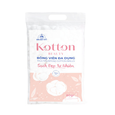  BÔNG VIÊN ĐA DỤNG KOTTON BEAUTY 80GR