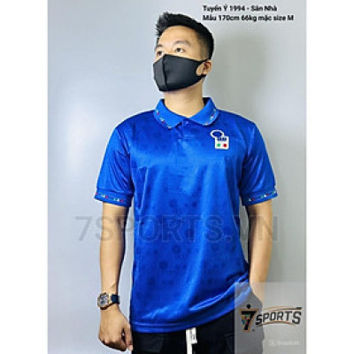 Áo Bóng Đá Retro Tuyển Ý 1994 - Sân Nhà bản cao cấp vải Cotton Polyester
