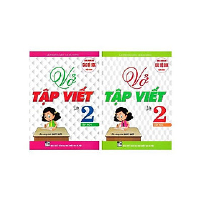 Sách - Vở Tập Viết Lớp 2 - Combo 2 Cuốn - Theo Chương Trình Giáo Dục Phổ Thông Mới - Hồng Ân