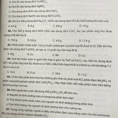 Sách - Nâng cao và phát triển Khoa học tự nhiên lớp 8 tập 1+2 (HB)