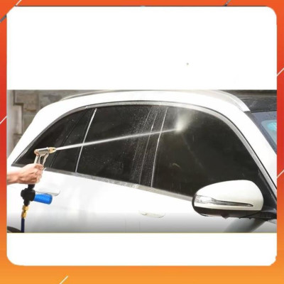 ️Evoucher Bộ dây vòi xịt nước rửa xe, tưới cây , tăng áp 3 lần,loại 3m,5m 206701-3 đầu đồng,cút nối nhựa đen+  đai