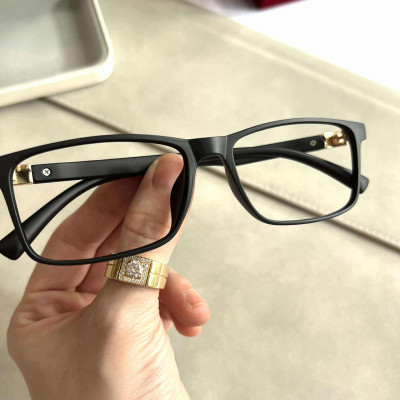 Kính Mắt, Gọng Kính Cận Unisex Dáng Chữ Nhật Basic Gọng Nhựa Dẻo Cao Cấp