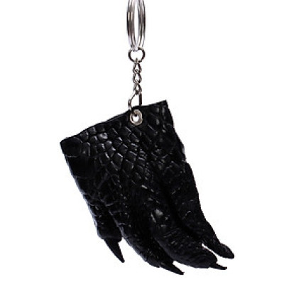 Móc khóa da cá sấu màu đen HJ8210-14-20-71-85 