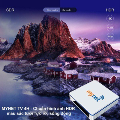 Box Mytv Net 1 - Android TV 13 - RAM 2GB + 16GB - Kèm Remote Giong Nói - Hàng Chính Hãng