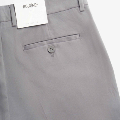 Quần âu / Quần Vải ROUTINE Nam Trơn Form Slim Crop (3 màu) - 10F22PFO001 | LASTORE MENSWEAR