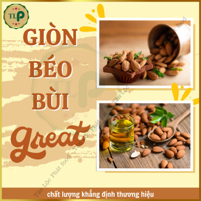 1KG - COMBO 2 HŨ HẠT HẠNH NHÂN CAO CẤP TÂN LỘC PHÁT