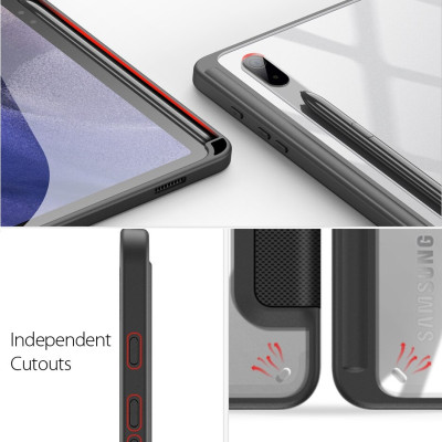 Bao da chống sốc cho SamSung Galaxy Tab S8 có ngăn đựng bút chính hãng Dux Ducis Toby - Hàng chính hãng