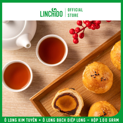 Combo 2 Hộp Trà Ô Long Kim Tuyên Và Ô Long Bạch Diệp Long - Hộp 100Gram