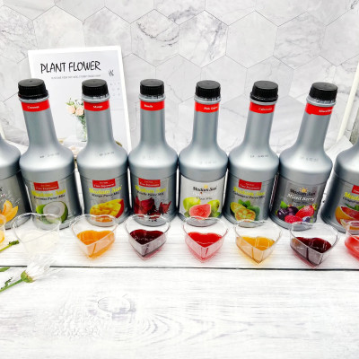 Mứt trái cây pha chế Madamsun vị Bưởi (Pomelo Puree Mix) chai 1L - Hàng nhập khẩu Malaysia