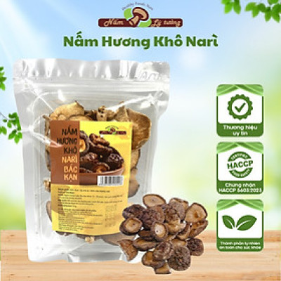 Nấm Hương Khô Na Rì Bắc Kạn Lý Tưởng 50g, Đặc Sản Na Rì Bắc Kạn, Thơm Ngon Tự Nhiên