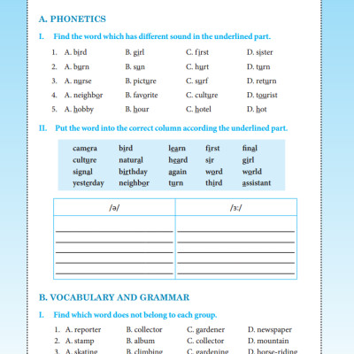 The Langmaster - Bài Tập Tiếng Anh Lớp 7 - Có Đáp Án (Tái Bản 2021)