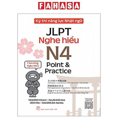 Sách - Kỳ Thi Năng Lực Nhật Ngữ JLPT - N4 Point & Practice - Nghe Hiểu