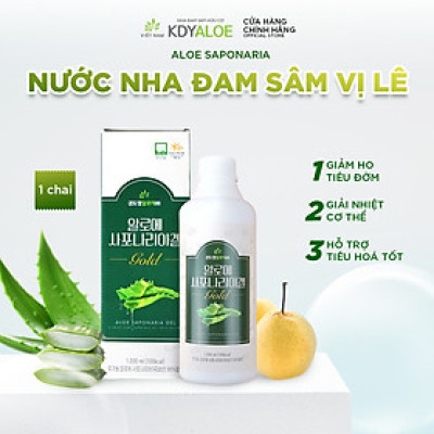 NƯỚC NHA ĐAM SÂM LÊ HỮU CƠ CHAI 1000ML