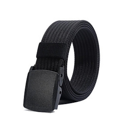 Thắt lưng vải khoá nhưa_không cần tháo khi đi máy bay