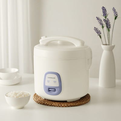 Nồi Cơm Điện LocknLock Electric Rice Cooker 1.8L EJR462IVY 700W, Hàng Chính Hãng, Giữ Ấm - JoyMall