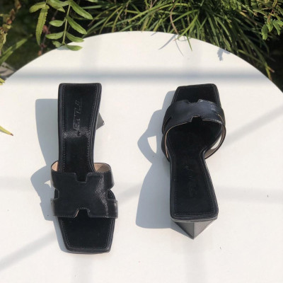 Guốc nữ 5 phân chữ H hot trend trẻ trung năng động 21421