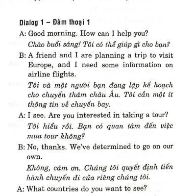 Tự Học Đàm Thoại Tiếng Anh - Du Lịch (Tái Bản)