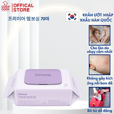 Khăn Ướt Hàn Quốc Primier 70 TờThương Hiệu Bebesup
