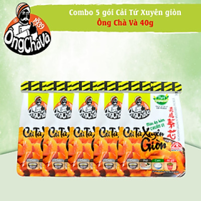 Combo 5 gói cải Tứ Xuyên Ông Chà Và 40g