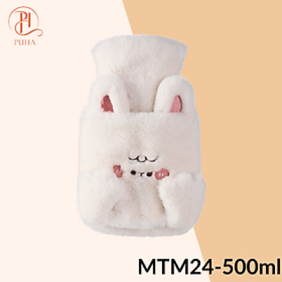 Túi chườm nóng lạnh đa năng PUHA 500ml, túi chườm bụng kinh giảm đau cho nữ, món quà ý nghĩa tặng bạn gái