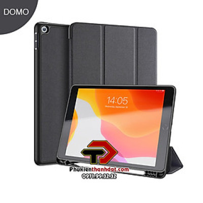 Bao da chống sốc cho iPad 10.2 2021 (iPad Gen 9) chính hãng Dux Ducis Domo có ngăn để bút -  Hàng chính hãng