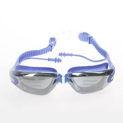 Kính Bơi Tráng Gương  kèm bịt tại cao cấp Cleacco chống sương mù , chống tia UV Hàng chính hãng - Tặng kèm nón bơi Silicon ( Màu ngẫu nhiên ) 