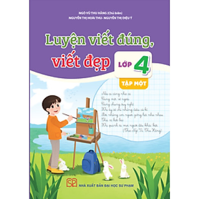 Sách - Luyện viết đúng, viết đẹp lớp 4 - tập một