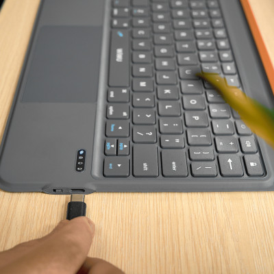 Bao Bàn Phím cho iPad A16 Gen 11 2025 Trackpad Bluetooth WIWU 3in1 Mag Magnetic Keyboard MK-005 - Hàng chính hãng