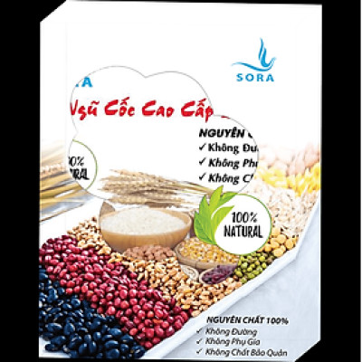 Sora Bột ngũ cốc cao cấp nguyên chất 5 loại hạt 300g