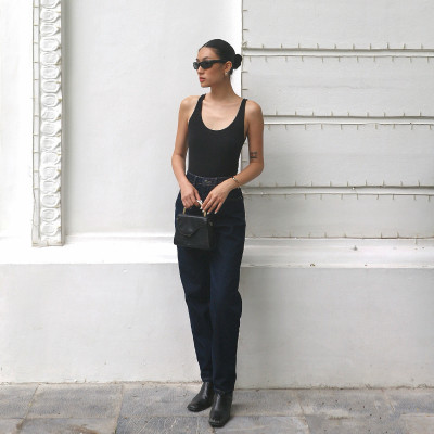 Quần Mom Jeans Lưng Cao Aaa Jeans