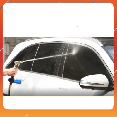  Bộ dây vòi xịt nước rửa xe, tưới cây , tăng áp 3 lần, loại 20m 206701-2 đầu đồng,cút,nối đen + mở chai