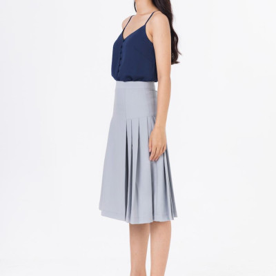 De Leah - Áo 2 Dây Cúc Bọc Tt