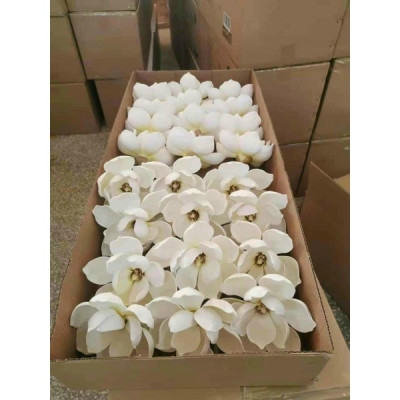 Đầu bông mộc lan giả - Size 16cm - Cây giả, hoa lụa Decor trang trí nhà cửa