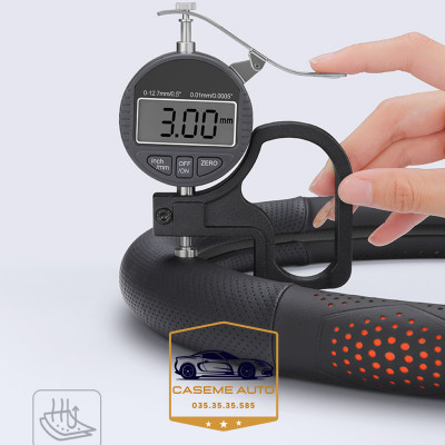 Bọc Vô Lăng Ô Tô 3D Da Nappa Cao Cấp – Siêu Mỏng, Thoáng Khí, Chống Trơn Trượt - Hàng Nhập Khẩu