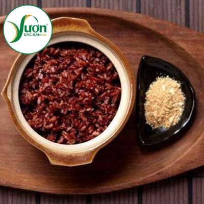 Gạo huyết rồng Phúc Thọ 1kg gạo lứt đỏ chính hãng Vinaseed gạo tươi sạch nấu ăn kiêng thực dưỡng trà gạo rang - Vườn Đặc Sản