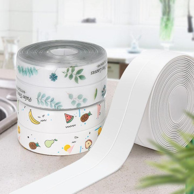 Băng Dính Dán Mép Tường, Cạnh Bếp Chống Thấm, Siêu Dính (3,2m) - Băng Dán Cạnh Tường Đa Năng