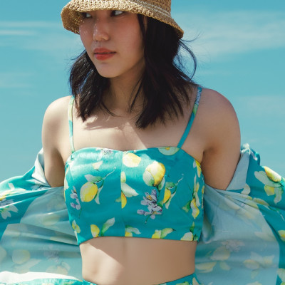 Áo Croptop Hai Dây Hạ Viên TOP208 thời trang thiết kế Hity